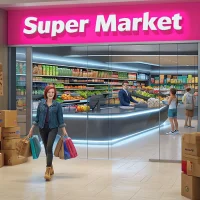 Pengurus Kedai Mega Pasaraya